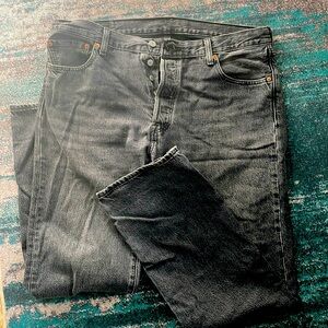 Men’s Levi’s 501 black denim